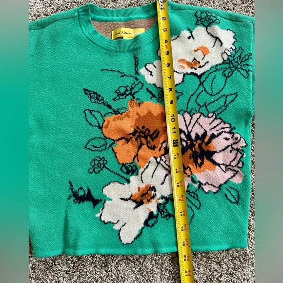 Maeve Floral Knit Sweater - Picture 7 of 8